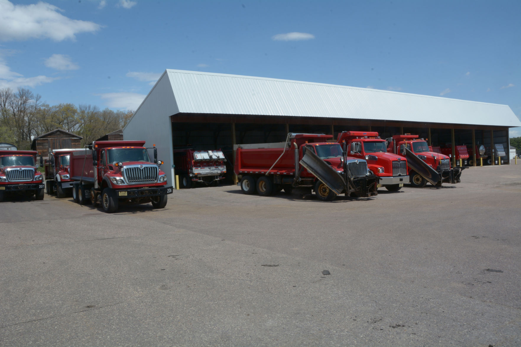 Sauk County Highway trucks